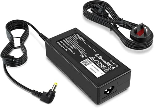 65W Laptop Charger for Dynabook Satellite Pro C30-K C40-G C40-H C40-J C50-H C50-E C50D-B E10-S Toshiba Satellite C50 C50D C55 C655 C655D C675 C850 C855 C855D C875 Toshiba AC Adapter PS0131EA1ACA