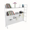 Boltmol 2-Tier Desktop Shelf,White 115CM, Desk Bookcase With Pegboard, Countertop Storage Organizer For Home, Office Or Dorm