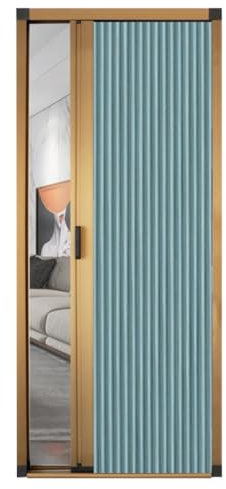 GOCHUSX Porte Pliante D'intérieur, Porte Coulissante Pliante avec Matériel D'installation, Paravent De Séparation De Pièce Temporaire pour Chambres À Coucher, Bureau(66x150cm(26x60in))