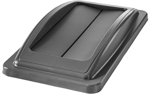 Chabrias Ltd Slim Bin Swing Lid Grey – UK Made Colour Coded Recycling Lids for Slimline Bins | Durable, Easy Fit | for Waste Segregation Waste Management Systems