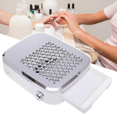 Commercial Nail Dust Collector, Cordless Suction Fan Manicure Tool, For Artificial Nail Gel Removal/Nail Art/Sculpture