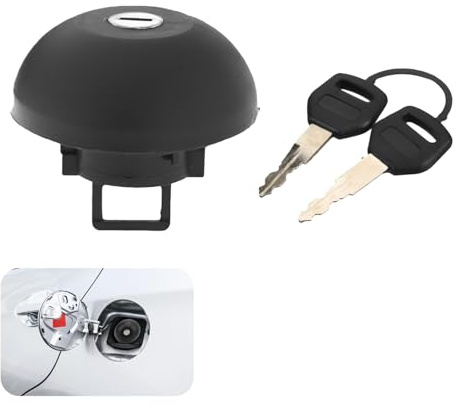 Tankdeckel Benzin Diesel Schlossdeckel mit 2 Schlüsseln für Renault Master II, Clio, Kangoo, Trafic,Benzin und Diesel Fahrzeuge, Sicher und Langlebig