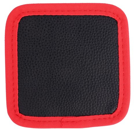 Mini Magnetic Tool Parts Mat, 11.5x11.5cm/4.5x4.5in Flexible Magnet Tools Holder Scratch-Resistant Leather Tray Pad for Auto Garage Workshop Mechanics to Keep Screws Wrenches Bolts Organized