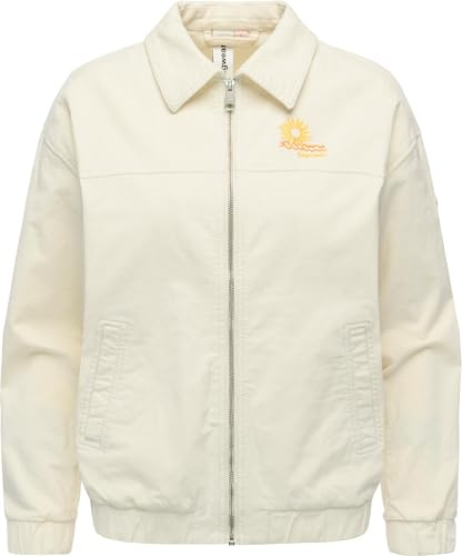 Ragwear Damen lässige Cordjacke Übergangsjacke aus Kord mit Hemdkragen Melvene Cordy XS-XXL