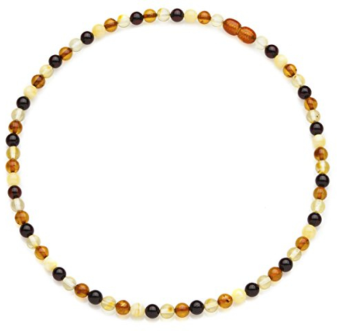 INCOLLECTIONS Bernsteinkugelkette mit Drehverschluss 05844