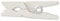 LWR CRAFTS Mini pinces à linge en bois 15 couleurs 100 par paquet 1 2,5 cm (blanc)