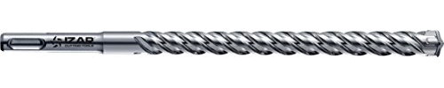 Izar 11525 Broca-Martillo SDS Plus Zentro 4+, Hormigón Reforzado, 1891, 30.0 mm Diámetro Corte, 400 mm Longitud Corte, 450 mm Longitud