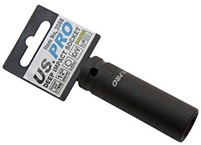 US Pro 17mm Deep Impact Socket 1/2Drive 6 Sided Hex B2088