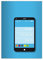 Kartenkaufrausch 8 smarte DIN A5 Schulhefte, Schreibhefte mit Handy Motiv, hellblau Lineatur 6 (blanko Heft)
