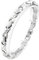 Zysta Schmuck Edelstahl Armband Magnetarmband Liebe Herz Link Gesundheit Magnet Partnerarmbaender Damenarmband Armreif (Silber)