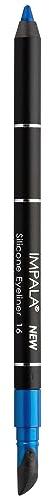 IMPALA | Wasserdichter Gel-Eyeliner mit Silikon, Metallischer Blauton Nº 16 | Präziser Strich oder rauchiger Effekt | Leicht aufzutragende cremige Textur|Intensive und lang anhaltende