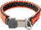Sprenger Hundehalsband aus stabilem Paracord Nylon mit Edelstahl Clic Lock Verschluss I Wasserabweisende Halskette, reflektierend, langlebig 40 cm, orange