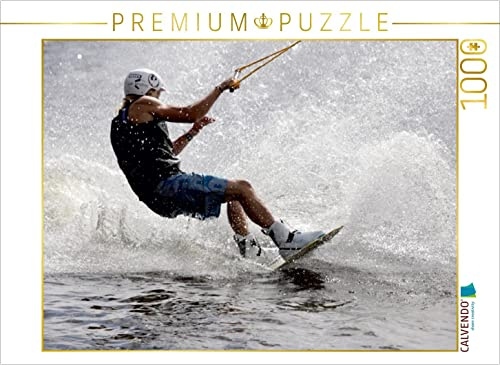CALVENDO Puzzle Wakeboarding | 1000 Teile Lege-Größe 64 x 48 cm Foto-Puzzle für glückliche Stunden