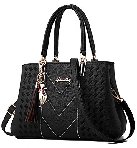 ALARION Damen Geldbörsen und Handtaschen Schultertasche Damen Designer Satchel Messenger Tote Bag, 1 Stück, Medium