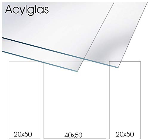 Acrylglas Antireflex - Set für unsere Triptychon Alurahmen, ideal zum Rahmen von Malen nach Zahlen Triptychon Bilder z.B. von Schipper
