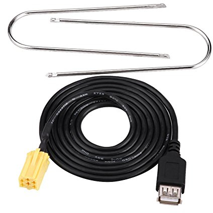 Auto Mini Iso Spilli Connetto Usb Grande Punto,Cavo Caricatore Cavo Usb Mini Iso, Cavo Connettore Mini Iso 6 Pin Auto Cavo Adattatore Usb Cavo Usb Sostituzione Per Grande Punto Dal 2007 In Poi