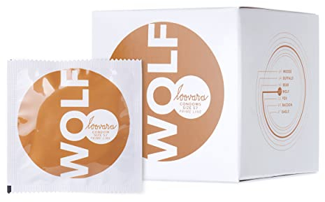 Loovara Kondome hauchzart 12 Stück - Größe L 57 mm - Präservative für mehr Fun & Feeling beim Sex - Vegan, Fair Rubber, Transparent-Naturfarben mit Reservoir & Gleitmittel im 12er Pack