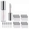 45 Unids 1.2ML Contenedores de Tubo de Brillo Labial Vacío Mini Botella de Brillo de Labios Reutilizable y Recargable Cuerpo Transparente para Cosméticos DIY Viajes Mujeres Maquillaje