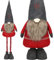 Springos - Statuetta decorativa a forma di gnomo di Natale, gnomo in stile scandinavo, con gambe telescopiche, regolabile in altezza 95-160 cm