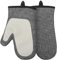 Micacorn Oven Gloves, Oven Gloves Heat Resistant Silicone Double Oven Mitts with Cotton Terrycloth Lining and Silicone Non-Slip Surface for Cooking Baking Grilling BBQ Microwave Gauntlet