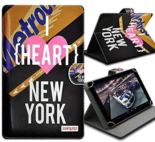 Karylax - Etui Housse de Protection et Support (Motif ZA09) pour Tablette Tactile 7/8 Pouces Danew Dslide 807, Dslide 716, Logicom La Tab 74, Archos T80 WiFi, Samsung, Lenovo