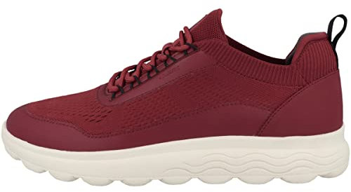 Geox U Spherica, Zapatillas Hombre, Dk Red, 42 EU