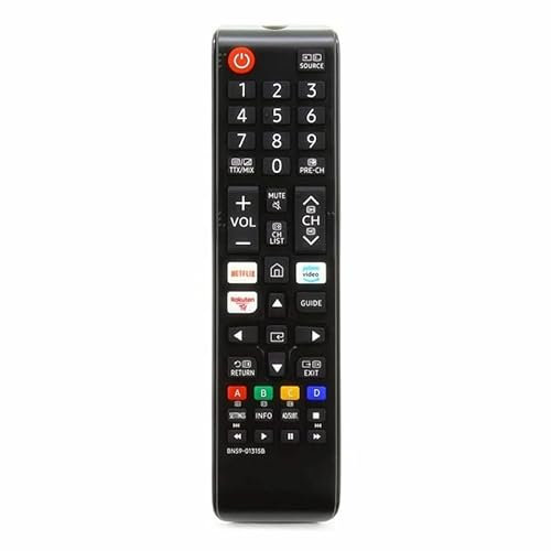 Keneddng BN59-01315B Remplacement de télécommande for Samsung 4K Smart TV UE43RU7105 UE50RU7179 avec la vidéo Netflix