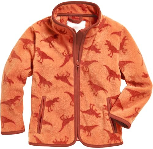 Playshoes Unisex Kinder Fleece-Jacke Outdoor-Oberteil, Dinos, 128