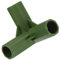 sourcing map Gardening Frame Connector 11mm Plastic Elbow 3 Way Pipe Fitting Joint for Plant Stakes Fencing Awning Pole Build Green Pack of 25