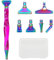 TONAUP Diamond Painting Pen Kits, DIY Diamant Malerei Stift Zubehör und Werkzeuge, 6 Styles 5d Drill Pen Ersatzköpfe Metal Pen Tip für Diamond Painting Pen, Diamond Painting Tools & Zubehör Blendende