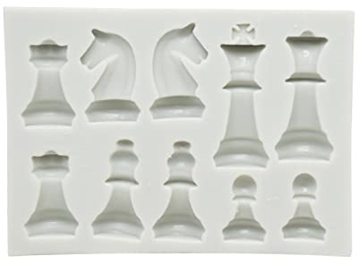 Schach Silikonform für Schokolade,Schachspiel-Backform in Lebensmittelqualität, leicht zu lösen | Silikonform zum Selbermachen für Partys, Versammlungen,
