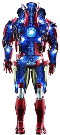 Hot Toys Iron Man 3 diorama 1/6 Iron Man Mark VII (Open Armor Version) 32 cm