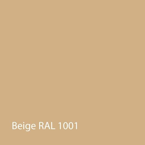 Leintrade Wetterschutzfarbe Holzschutzfarbe Holzfarbe Außenfarbe Lack riesige Farbauswahl nach RAL 2,5kg - 10kg (2,5kg, Beige ca. RAL 1001)