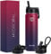 HydroPal Vacuum Insulated Stainless Steel Water Bottle, 1200ml/1000ml/750ml- 2 Lids (Straw Lid and Spout Lid), 2 Straws Water Bottle for 12 Hours Hot & 24 Hours Cold Drinks, Great for Work, Travel