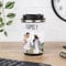Wanapix | Personalisierter Thermosbecher 350 ml | Kaffeebecher mit Foto und Text | Coffee to go | BPA-fre | Rostfreier Stahl | 100% Personalisiert Schwarz