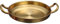 Spanische Paella-Pfanne – antihaftbeschichteter Edelstahl-Kochtopf mit genieteten Griffen für Zuhause, Küche, Restaurant, Gold, 30 cm