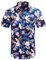 COOFANDY Hawaiian Mens Shirt Floral Summer Shirts for Men Adult Short Sleeve Button Down Men's Ugly Shirt Casual Regular Fit Beach Holiday Tops with Pocket Blue M