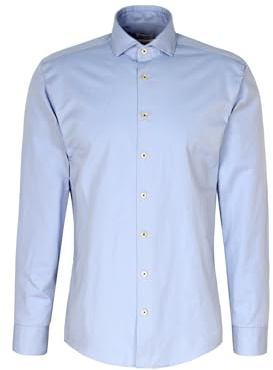 Seidensticker Herren Casual Hemd - Regular Fit - Bügelleicht - Kent-Kragen - Langarm - 100% Baumwolle