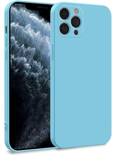 MyGadget Hülle für iPhone 11 Pro - Zweilagige Handyhülle mit Kameraschutz - Cover mit Innenfutter & Silikon außen - Türkis