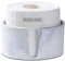 Natural White Marble Textures Toilet Paper Holder Stand for Bathroom Countertop or Floating Shelves,Toilet Top Decorative Roll Organizer Mega Roll 5.5 Inches or Less, Free Standing Mega Roll Storage