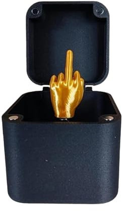 Mittelfinger in einer Box,Novelty Middle Finger Surprise Gift Box,Annoying Gift Box,Spoof Hand Prank Pop up Gift with Box for Adults,Christmas Novelty Fun Prank Gift for Office Desk Decor Home Décor