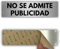 LEIASA | Señal Adhesiva No Se Admite Publicidad - 5x18 cm - Grosor 0.8 mm - Aluminio - Rótulo Prohibido Publicidad - Signo Zona Sin Publi - Cartel Adhesivo 3M - Espacio Libre de Anuncios