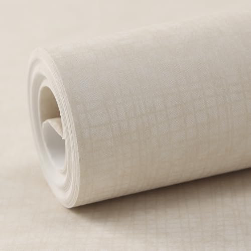 Anttyscar Plain Yellow Wallpaper Modern Striped Textured Stylish Wallpaper for Bedroom Kitchen Hallway Living Room