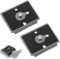 GXGM 2 Pezzi Placa De Liberación Rápida De La Cámara Per Manfrotto Con Viti Da 1/4 A 3/8, Compatibili Con Manfrotto 200Pl (Grigio)