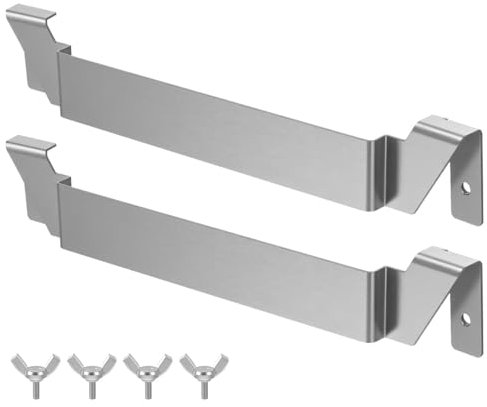 2 Pcs Griddle Spatula Holder, Stainless Steel Grill Barbecue Tool Rack, Griddle Accessories for Blackstone Flat Top Griddles and Outdoor Camping Picnic BBQ Essentials