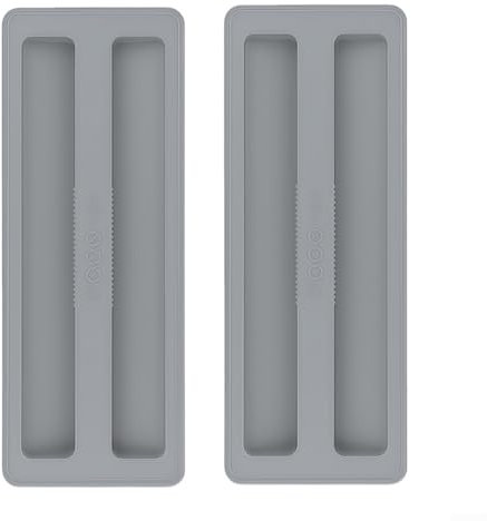2Pcs Dustproof Silicone Cover for 2 Slice Toasters Kitchen Essential Appliance Protector (Grey)