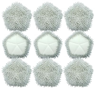 Accessoires For Aspirateur Robot Et Serpillière, Pièces Détachées, Serpillière, Compatible Avec XiaoMi, Compatible Avec Dreame Bot W10 Et W10 Pro(9pcs)