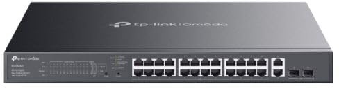 Tp-Link Commutatore gestito facile di gigabit di ES228GMP Omada 28 porte con 24 porte Poe+2X