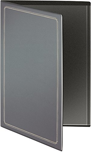 RNK 2831-7 Urkundenmappe aus Kunststoff mit Silberdruck, 22.7 x 31.5 cm, grau