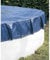 WerkaPro 02515 - Funda protectora de 6,2 m de diámetro, ideal para piscinas de 5,4 m, 140 g/m2, azul grisáceo